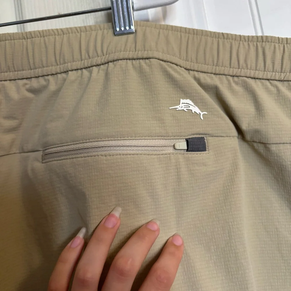 Tommy Bahama 5XLB Khaki Ripstop elastic Waist Shorts